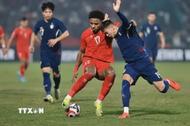 Việt Nam quyết vượt qua Thái Lan ở chung kết lượt về để vô địch AFF Cup 2024. (Ảnh: Minh Quyết/TTXVN)