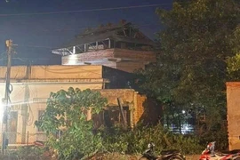 Hiện trường xảy ra vụ việc.