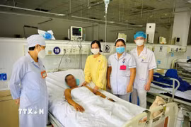Sức khỏe bệnh nhân ổn định sau gần 1 tháng điều trị. (Ảnh: TTXVN phát)
