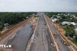 Đường Vành đai 3 - Thành phố Hồ Chí Minh. (Ảnh: Công Phong/TTXVN)