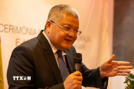 Đại biện Đại sứ quán Việt Nam tại Bồ Đào Nha Nguyễn Mạnh Thắng. (Ảnh: TTXVN phát)