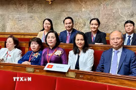 Đoàn Việt Nam do Phó Chủ tịch Quốc hội Nguyễn Thị Thanh dẫn đầu, tham dự sự kiện, khẳng định vị thế và vai trò tích cực trong Cộng đồng Pháp ngữ. (Ảnh: Thu Hà/TTXVN)