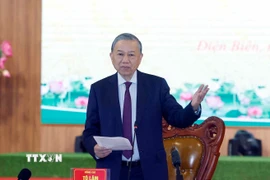 Tổng Bí thư Tô Lâm phát biểu. (Ảnh: Thống Nhất/TTXVN)