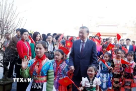 Toàn cảnh Tổng Bí thư dự lễ khánh thành Trường Nội trú Si Pa Phìn