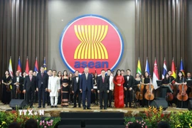 Tổng Bí thư Tô Lâm dự Lễ kỷ niệm 30 năm Việt Nam gia nhập ASEAN, hôm 10/3. (Ảnh: Thống Nhất/TTXVN)