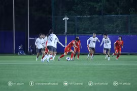 U17 nữ Việt Nam thua 0-3 trước U17 nữ Trung Quốc. (Nguồn: VFF)