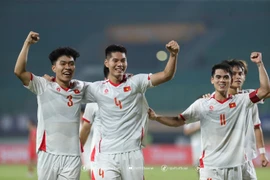 U23 Việt Nam thắng đậm ngày ra quân, chạm tay vào vé bán kết U23 Đông Nam Á 2025. (Nguồn: VFF)