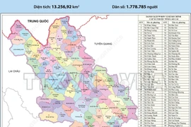 99 đơn vị hành chính cấp xã của tỉnh Lào Cai năm 2025