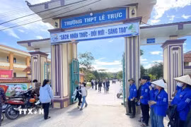 Dư luận xôn xao về phản ánh tiêu cực tại điểm thi Trường THPT Lê Trực trong Kỳ thi tốt nghiệp THPT quốc gia năm 2026. (Ảnh: TTXVN phát)