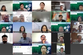 Đại diện các doanh nghiệp hai nước tham dự hội thảo. (Ảnh: chụp màn hình)