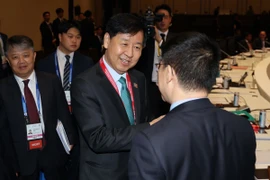 Bộ trưởng Tài chính Hàn Quốc Koo Yun Cheol tại hội nghị. (Nguồn: News1)