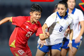 Tuyển nữ Việt Nam bại trận trước Philippines. (Nguồn: VFF)