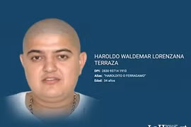 Trùm ma túy Haroldo Waldemar Lorenzana. (Nguồn: lahora)