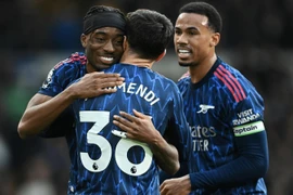 Arsenal tạm bỏ xa nhóm bám đuổi 7 điểm. (Nguồn: Getty Images)