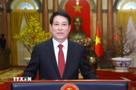 Chủ tịch nước Lương Cường. (Ảnh: Lâm Khánh/TTXVN)