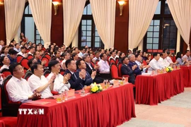 Các đại biểu dự hội nghị. (Ảnh: Văn Điệp/TTXVN)