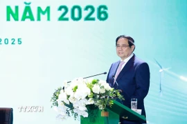 Thủ tướng Phạm Minh Chính phát biểu chỉ đạo hội nghị. (Ảnh: Dương Giang/TTXVN)