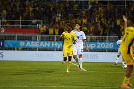 Malaysia (áo vàng) sẽ là đối thủ của Việt Nam ở bán kết ASEAN Cup 2026. (Nguồn: aseanutdfc)