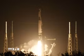 SpaceX đặt mục tiêu thực hiện 10.000 vụ phóng tàu vũ trụ mỗi năm. (Ảnh: AA/TTXVN)