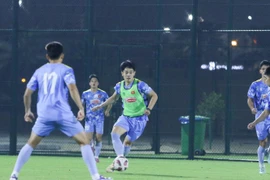 Đình Bắc và đồng đội nỗ lực chuẩn bị cho giải U23 châu Á 2026. (Nguồn: VFF)