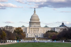 Tòa nhà Quốc hội Mỹ tại Washington, D.C. (Ảnh: THX/TTXVN)