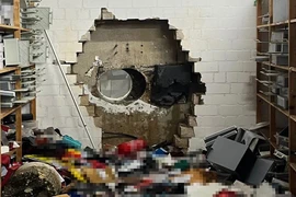 Khoảng 30 triệu euro bị đánh cắp trong vụ đột nhập vào kho tiền của chi nhánh ngân hàng Sparkasse. (Nguồn: derwesten)