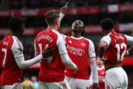 Arsenal độc chiếm ngôi đầu bảng Premier League. (Nguồn: ESPN)