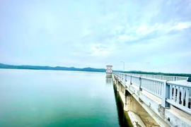 Hồ Sông Lũy đang hoạt động ổn định, mực nước đang hạ dần, dung tích phòng lũ tính đến ngày 5/11 là 28 triệu m3. (Nguồn: Báo Lâm Đồng)