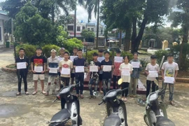 Ngăn chặn nhóm thanh thiếu niên mang hung khí tụ tập khu vực đèo Đá Trắng