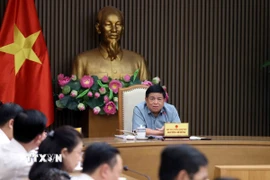 Phó Thủ tướng Nguyễn Chí Dũng phát biểu. (Ảnh: An Đăng/TTXVN)