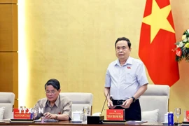 Chủ tịch Quốc hội Trần Thanh Mẫn phát biểu. (Ảnh: Doãn Tấn/TTXVN)