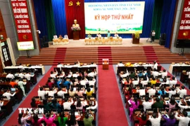 Quang cảnh kỳ họp thứ nhất, HĐND tỉnh Tây Ninh khóa XI, nhiệm kỳ 2026-2031. (Ảnh Thanh Bình/TTXVN)
