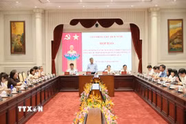 Toàn cảnh buổi họp báo. (Ảnh: An Đăng/TTXVN)