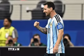 Messi lập nên hàng loạt kỷ lục World Cup. (Ảnh: AFP/TTXVN)