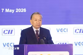 Tổng Bí thư, Chủ tịch nước Tô Lâm phát biểu khai mạc Diễn đàn. (Ảnh: Thống Nhất/TTXVN)