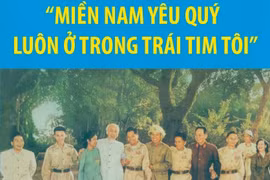 Chủ tịch Hồ Chí Minh: 'Miền Nam yêu quý luôn ở trong trái tim tôi'