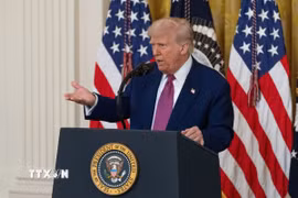Tổng thống Mỹ Donald Trump. (Ảnh: THX/TTXVN)