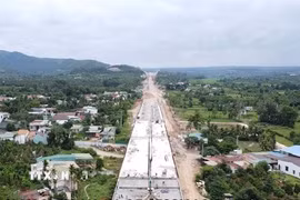 Dự án thành phần 3 Cao tốc Khánh Hòa-Buôn Ma Thuột do UBND tỉnh Đắk Lắk làm đơn vị chủ quản. (Ảnh: TTXVN phát)