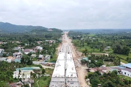 Dự án thành phần 3 Cao tốc Khánh Hòa-Buôn Ma Thuột do UBND tỉnh Đắk Lắk làm đơn vị chủ quản. (Ảnh: TTXVN phát)