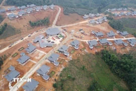 Khu tái định cư thôn Làng Nủ. (Ảnh: Hồng Ninh/TTXVN)