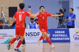 Tuyển Futsal Việt Nam giành huy chương Đồng Futsal Đông Nam Á 2026. (Nguồn: VFF)