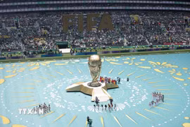 Lễ khai mạc World Cup 2026 trên sân vận động Azteca ở Mexico ngày 11/6/2026 đã mở màn cho bữa tiệc bóng đá lớn nhất hành tinh. (Ảnh: THX/TTXVN)