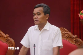 Ông Hồ Văn Niên phát biểu tại Hội nghị. (Ảnh: Sỹ Thắng/TTXVN)