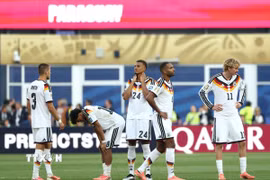 Đức bị loại khỏi World Cup 2026 sau loạt sút luân lưu. (Ảnh: AFP/TTXVN)