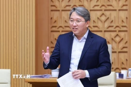 Bộ trưởng Bộ Tư pháp Nguyễn Hải Ninh. (Ảnh: Dương Giang-TTXVN)