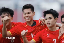 U23 Việt Nam sẽ cần phải vượt qua thách thức mang tên U23 Jordan. (Ảnh: Minh Quyết/TTXVN)