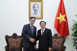 Phó Thủ tướng Hồ Quốc Dũng tiếp lãnh đạo Tập đoàn Năng lượng GS (Hàn Quốc). (Nguồn: Báo Chính phủ)