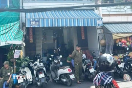 Căn nhà nơi xảy ra sự việc. (Ảnh: Công Mạo/TTXVN)