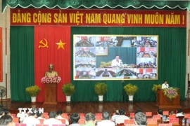 Hậu Giang triển khai nhiệm vụ vận hành thử nghiệm bộ máy các cơ quan Đảng, Nhà nước, Mặt trận Tổ quốc cấp xã (mới) trên địa bàn tỉnh. (Ảnh: Duy Khương/TTXVN)