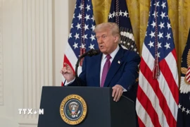 Tổng thống Mỹ Donald Trump. (Ảnh: THX/TTXVN)